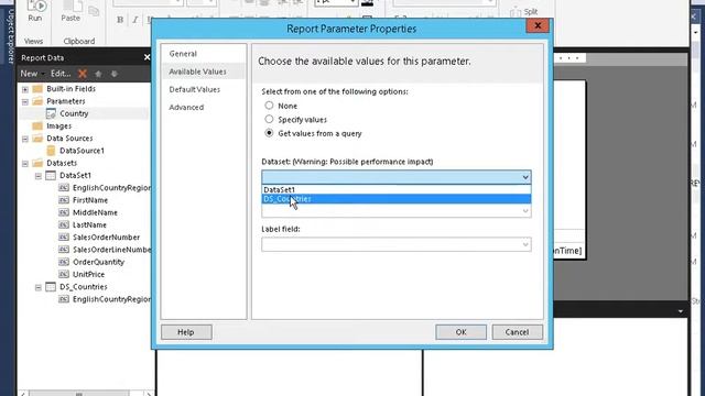 17 Report Builder SSRS Report Parameter Properties Demo смотреть онлайн