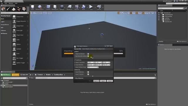 IMPORTING 3D models into Unreal Engine 4 (Beginner Guide) смотреть онлайн