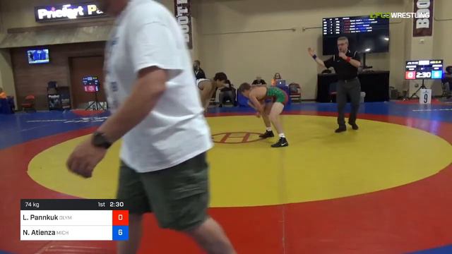 2018 Marine Corps US Open/UWW Junior Freestyle 74 Con 16 #1 - Layn Pannkuk (Olym) Vs. Nathan Atien смотреть онлайн