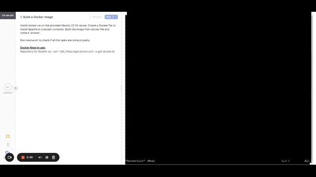 Live Coding a DevOps (Docker) Question on WeCP смотреть онлайн