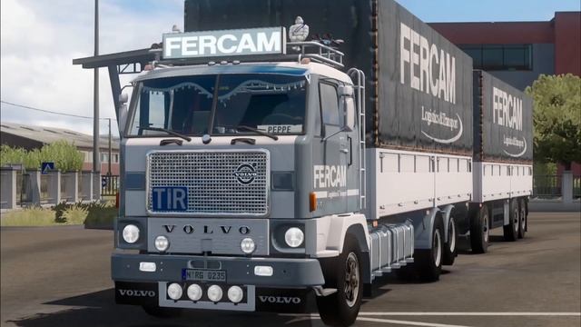 Volvo F88 Tandem Bdf Fercam 1.36 ETS2 Skin смотреть онлайн