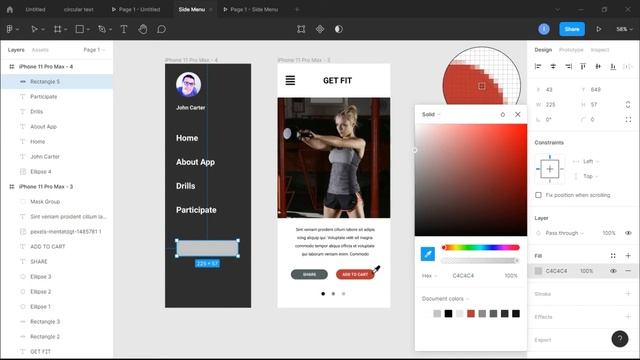 How to make figma side menu смотреть онлайн