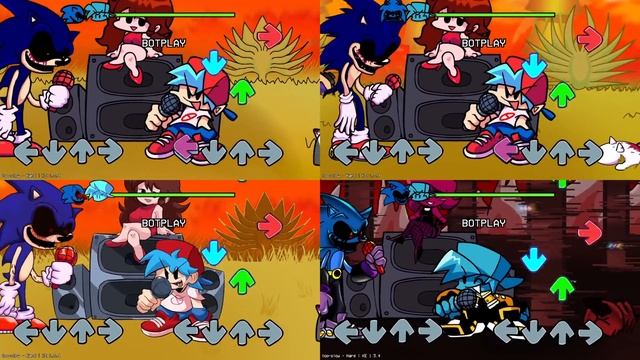 SONIC.EXE: Original VS Redrawn VS HD VS Minus | FNF Mods смотреть онлайн