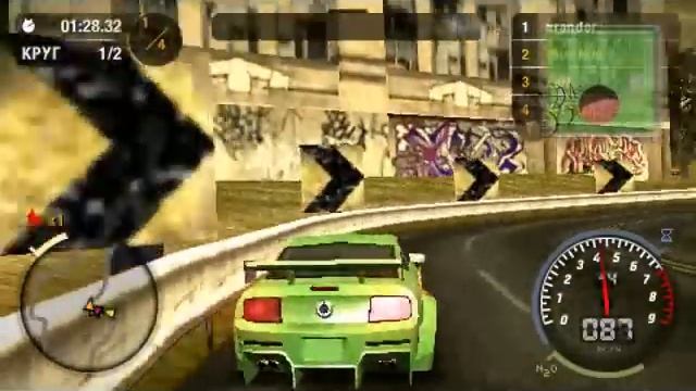обзор NFS Most Wanted 5-1-0 на PSP (от OnePoint)