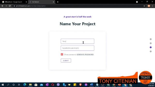 TClass 2021 001 How to create an account in 000WEBHOST using Google Account смотреть онлайн