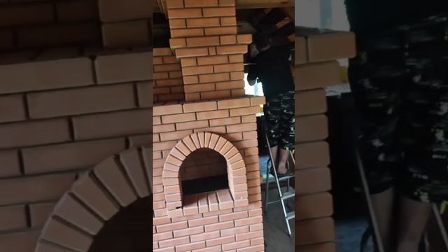 Новая печь со старой трубой. Вывесили трубу смотреть онлайн