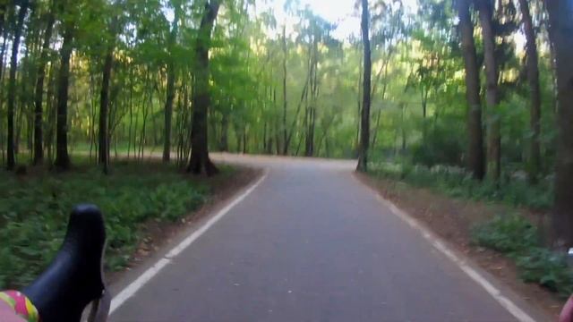 Зеленое кольцо Москвы участок от Чертановской ул до Севастопольского просп. на велосипеде смотреть онлайн