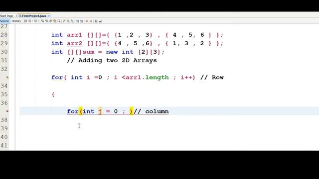 A Multidimensional Array in Java #17 شرح смотреть онлайн