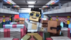 «Minecraft Style» - A Parody of PSY's Gangnam Style 1 hour (With animation)