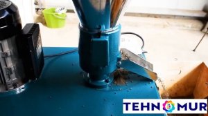 Обкатка (притирка матрицы) гранулятора для комбикорма Eurogran -150