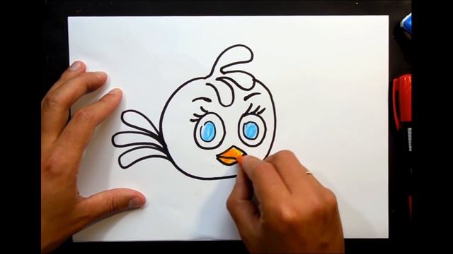 How to draw Stella Angry Birds смотреть онлайн