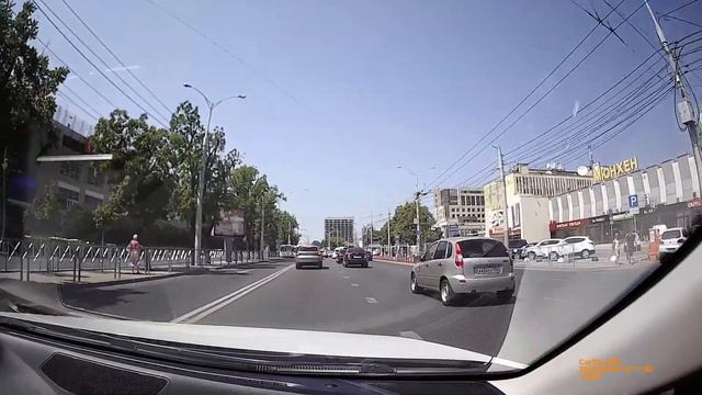 Смещение разметки рядности ( Перекресток ул. Северной и ул. Красной смотреть онлайн