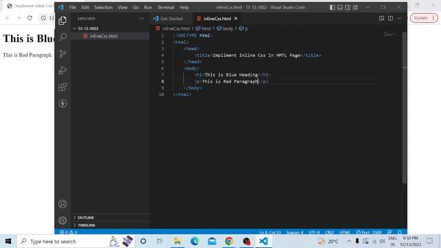 CSS Tutorial For Beginners In Odia | PART 9 | Insert Inline CSS in HTML Page смотреть онлайн