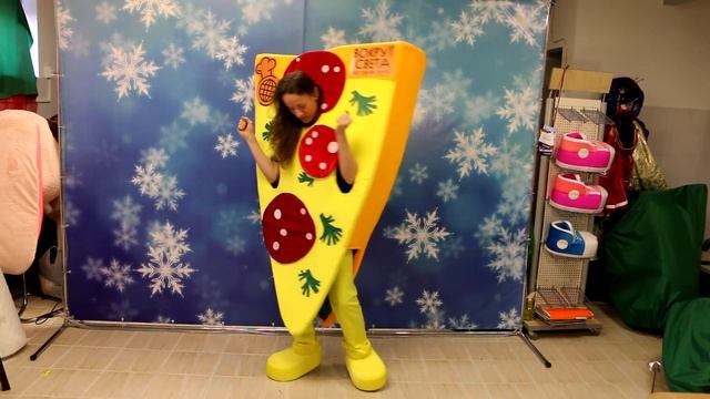 Ростовая кукла Пицца обзор | Изготовление ростовых кукол iclowns.ru смотреть онлайн