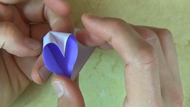 Art Nouveau Heart Ring - Origami (no music) смотреть онлайн