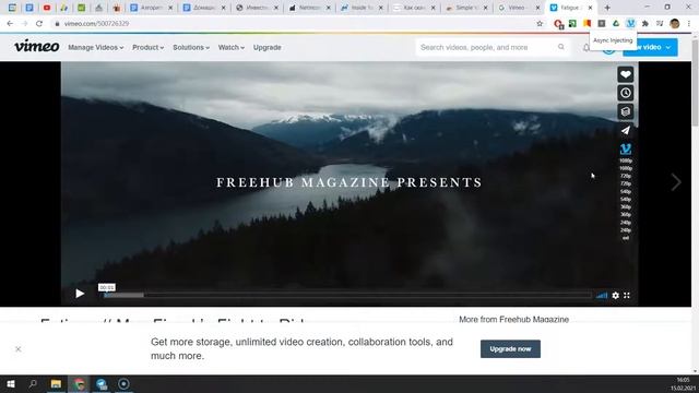 Как скачать видео с Vimeo