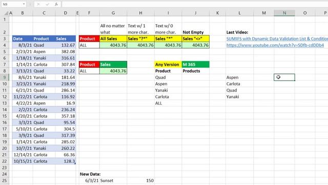 Append “ALL” to Top of Sorted Unique List for Data Validation List for SUMIFS Function. EMT 1740 смотреть онлайн