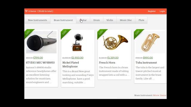 MUSICHOUSE - Music Store WordPress Theme смотреть онлайн