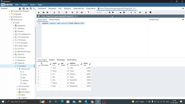 PostgreSQL Tutorial In Hindi | Update смотреть онлайн