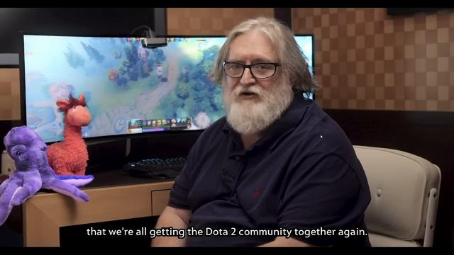 ПРИВЕТСТВИЕ ГЕЙБА НЬЮЭЛЛА НА THE INTERNATIONAL смотреть онлайн