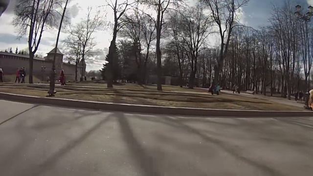 30 марта 2014г. Великий Новгород. Площадь, парк. смотреть онлайн