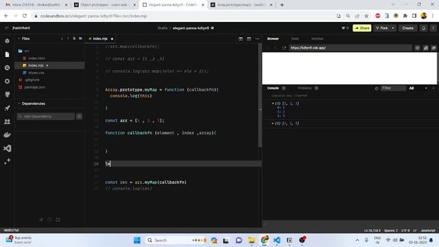 Polyfill for Array.map method in JavaScript .Interview questions in JavaScript смотреть онлайн
