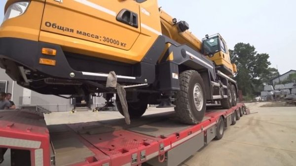 Погрузка техники на трал#volvo #негабарит #трал