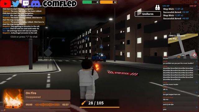 ? LIVE V3.2 GRINDING 600 SUBS | Roblox Emergency Hamburg - English Stream смотреть онлайн