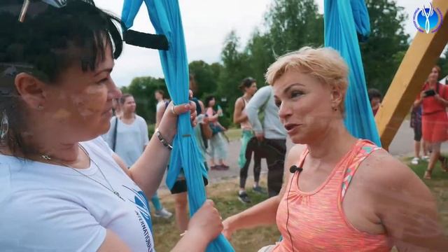 Йога в гамаках. Airyoga. Фестиваль йоги в Москве. 2018 смотреть онлайн