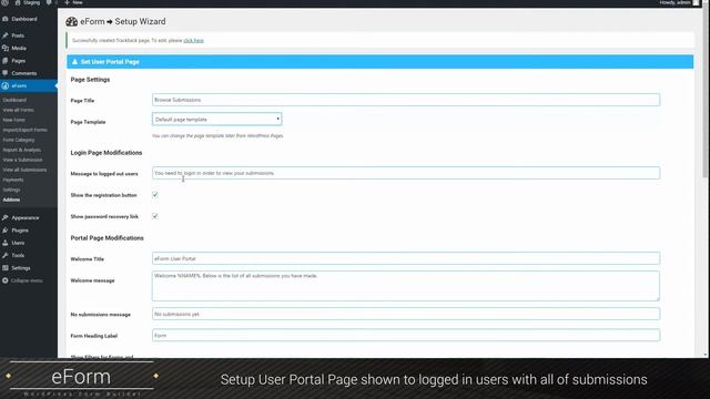 Primary Setup - eForm - WordPress Form Builder смотреть онлайн