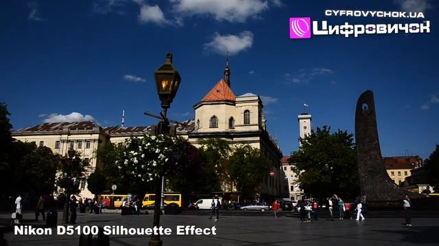 Nikon D5100 Эффект - силуэт смотреть онлайн