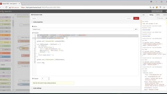 Video 3: Node-Red Windows DHCP Converter to IPControl Import Format смотреть онлайн