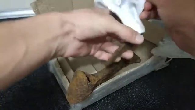 «Распаковка лота Инструменты бортника КР (топор и струг). Найдены комплектом.с Виолити» смотреть онлайн
