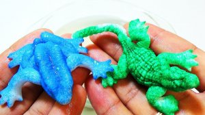 ИГРУШКИ ОПАСНЫЕ ЖИВОТНЫЕ растущие в воде что внутри ЯИЦ - видео  УЗНАЙ ЗВЕРЕЙ распаковка