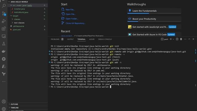 Push existing project from Local to Github Repo using VS Code by DevOps Era смотреть онлайн