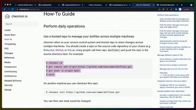 chezmoi: Organize your dotfiles across multiple computers | Let's Code смотреть онлайн