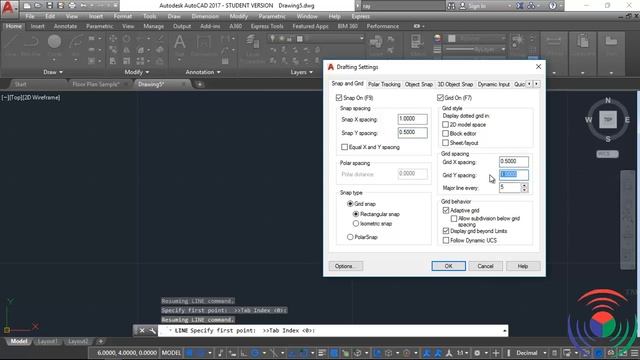 Autodesk AutoCAD: How to use Snap and Grid Mode Command in Autodesk AutoCAD смотреть онлайн