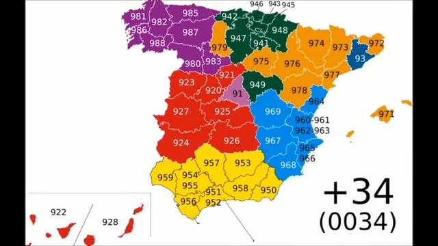 EL PREFIJO TELEFÓNICO DE CADA PAÍS смотреть онлайн
