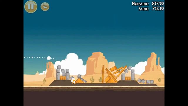Angry Birds Ham 'em High 12-4 Walkthrough 3 Star смотреть онлайн