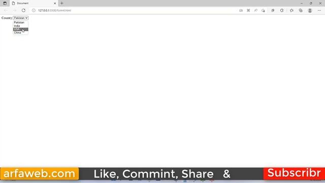 html css complete course lesson #36 | How to use select in HTML | Urdu/Hindi смотреть онлайн