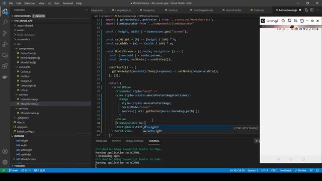 React Native - The Movie App - Part 5 - Malayalam смотреть онлайн