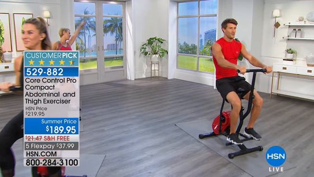 Core Control Pro Compact Abdominal  And Thigh Exerciser