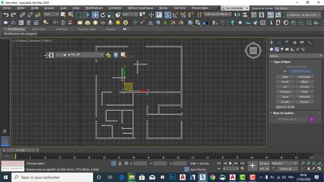 plan autocad 2d vers 3dsmax смотреть онлайн