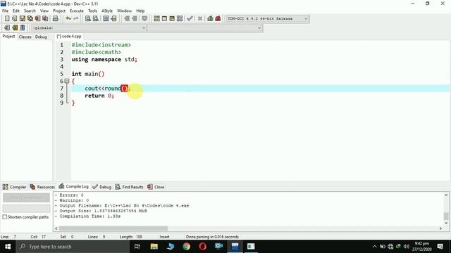 C++ Useful Math Functions смотреть онлайн