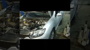 Renault Logan - устранение подсоса воздуха.( горит "ПИЛА")