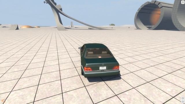 BeamNG Drive | Краш тест Мersedes S600 Amg