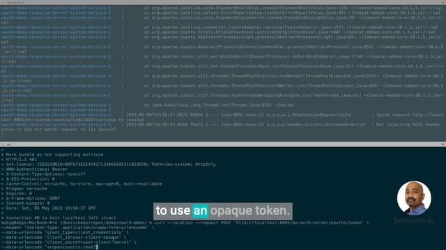 oAuth2 - demo - client credentials(opaque token) Java Spring Boot, Auth Server, docker and postman. смотреть онлайн