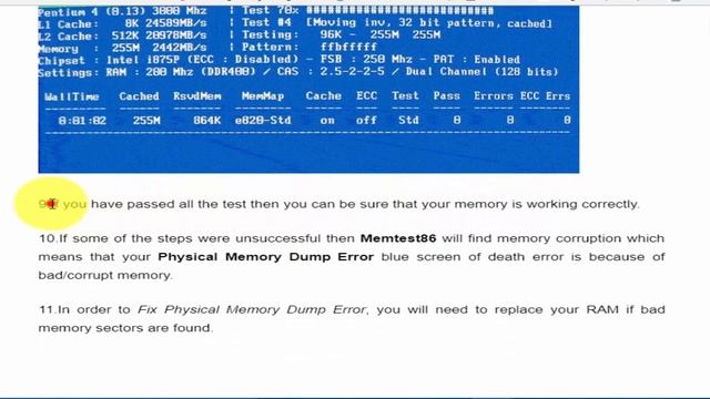 How to To Fix Physical Memory Dump Error смотреть онлайн