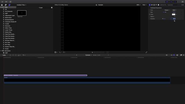 Final Cut Pro X Typewriter Text Effect Tutorial