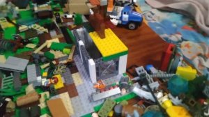 строим заброшенную военную базу из лего